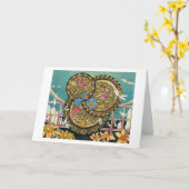 トンボ夢X (水晶王国への入口) カード (黄色い花)