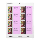 トンボ妖精の本ラベル ラベル (フルシート)