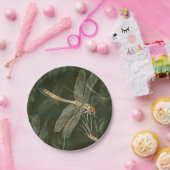 トンボ威厳のある型  ペーパープレート (パーティー)