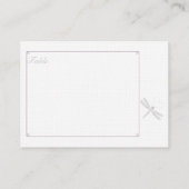 トンボ座席表 プレイスカード (裏面)