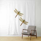 トンボ愛好家、トンボのカップル自然 タペストリー (インサイチュ)