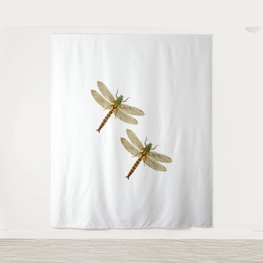 トンボ愛好家、トンボのカップル自然 タペストリー (正面)