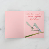 トンボ愛 カード (内部)