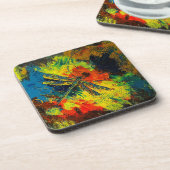 トンボ懸命プラスチックコースターセット コースター (左側)