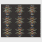 トンボ抽象芸術 ラッピングペーパー (フラット)