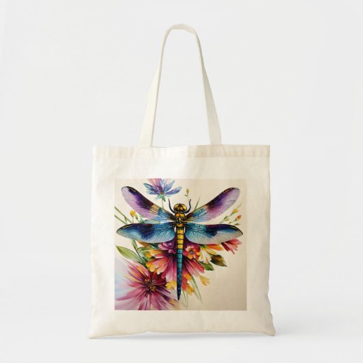 トンボ数々のイフローラカラーアート トートバッグ (正面)