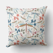 トンボ数々のイ模様 クッション (裏面)