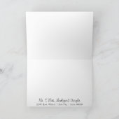 トンボ旋回スクロールモダンフローラありがとう サンキューカード (内部)