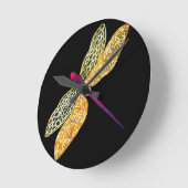 トンボ時計 ラウンド壁時計 (傾斜)