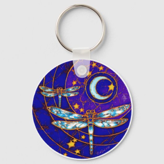 トンボ月 キーホルダー (正面)