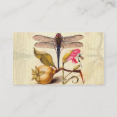 トンボ植物性自然野生生物 名刺 (裏面)