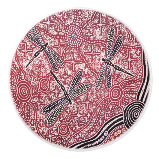 トンボ浚渫セラミックノブ セラミックノブ (正面)