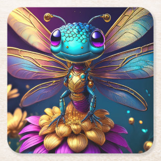 トンボ浚渫船 スクエアペーパーコースター