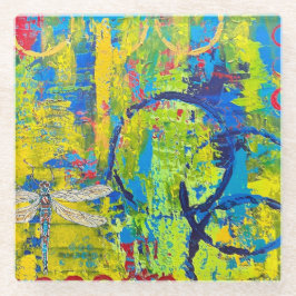 トンボ海岸 ガラスコースター