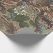 トンボ湿地のユリフランスの湿地華美 ラッピングペーパー (角)