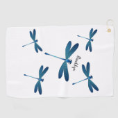 トンボ漫画イラストレーション ゴルフタオル (横)