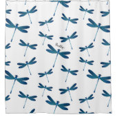 トンボ漫画イラストレーション シャワーカーテン (正面)