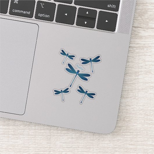 トンボ漫画イラストレーション シール (詳細)