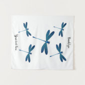 トンボ漫画イラストレーション タペストリー (正面(横))