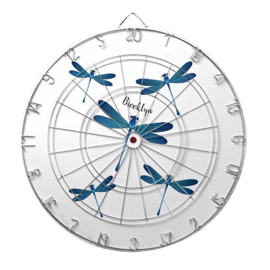 トンボ漫画イラストレーション ダーツボード (正面)