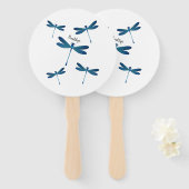 トンボ漫画イラストレーション ハンドファン (正面&裏面)