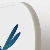 トンボ漫画イラストレーション ピックルボールラケット (左詳細)