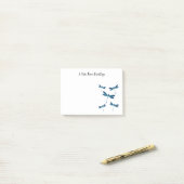 トンボ漫画イラストレーション ポストイット (デスク上)