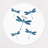 トンボ漫画イラストレーション ラベル (デザイン1)