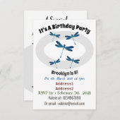 トンボ漫画イラストレーション 招待状 (正面/裏面)