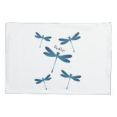 トンボ漫画イラストレーション 枕カバー (裏面)