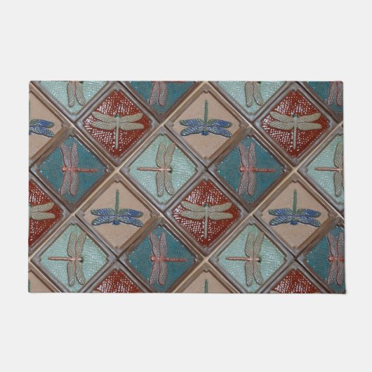 トンボ瓦を備えたドアマット ドアマット (正面)