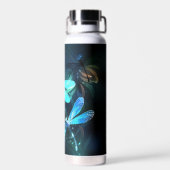 トンボ白熱［赤熱］光を放つイ湖 ウォーターボトル (背面)
