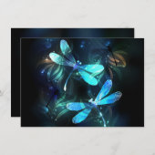 トンボ白熱［赤熱］光を放つイ湖 エンクロージャーカード (正面/裏面)