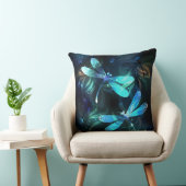 トンボ白熱［赤熱］光を放つイ湖 クッション (椅子)