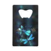 トンボ白熱［赤熱］光を放つイ湖 クレジットカード栓抜き (裏面)