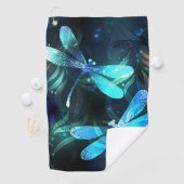 トンボ白熱［赤熱］光を放つイ湖 ゴルフタオル (インサイチュ)