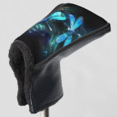 トンボ白熱［赤熱］光を放つイ湖 ゴルフヘッドカバー (3/4 正面)