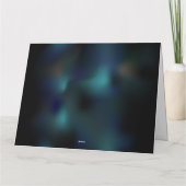 トンボ白熱［赤熱］光を放つイ湖 サンキューカード (裏面)