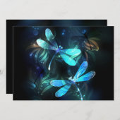 トンボ白熱［赤熱］光を放つイ湖 シーズンカード (正面/裏面)