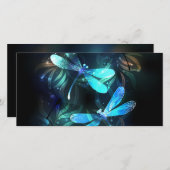 トンボ白熱［赤熱］光を放つイ湖 セーブザデート (正面/裏面)