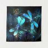 トンボ白熱［赤熱］光を放つイ湖 タペストリー (正面)