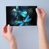 トンボ白熱［赤熱］光を放つイ湖 チラシ (ハンドル)