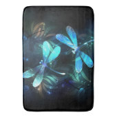 トンボ白熱［赤熱］光を放つイ湖 バスマット (正面縦)