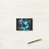 トンボ白熱［赤熱］光を放つイ湖 ポストイット (デスク上)