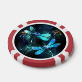 トンボ白熱［赤熱］光を放つイ湖 ポーカーチップ (シングル)
