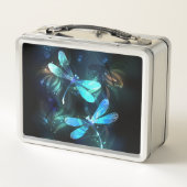 トンボ白熱［赤熱］光を放つイ湖 メタルランチボックス (裏面)