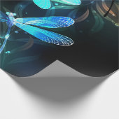 トンボ白熱［赤熱］光を放つイ湖 ラッピングペーパー (角)