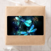 トンボ白熱［赤熱］光を放つイ湖 ラベル (インサイチュ)