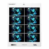 トンボ白熱［赤熱］光を放つイ湖 ラベル (フルシート)