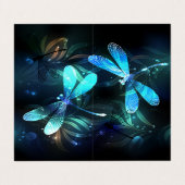 トンボ白熱［赤熱］光を放つイ湖 名刺 (外部フラット)